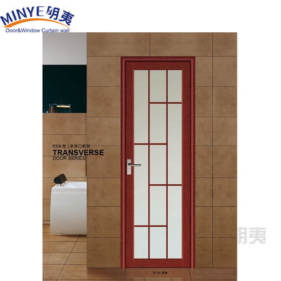 바람 막연한 색조 된 얼음 유리 욕실 문 고급스러운 외모를위한 현대적인 디자인
