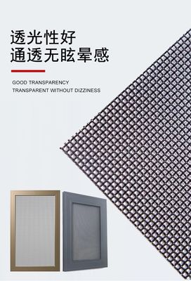 창문 모기 스크린 맷 튼튼한 검은 스테인리스 스틸 최대 보호를 위해