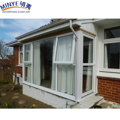 UPVC 프로필 플라스틱 프레임 프랑스 스타일 Patio 창문과 문