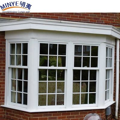 UPVC 프로필 플라스틱 프레임 프랑스 스타일 Patio 창문과 문