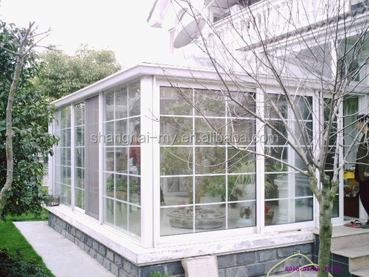 겨울 정원 평면 지붕 폼핑 알루미늄 태양 방