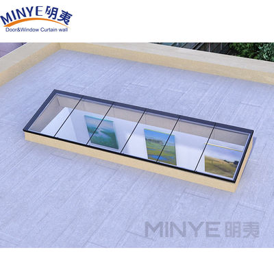 옥상 창문 그림자 5MM 9A 5MM 유리와 함께 알루미늄 뚜렷한 옥상 천막