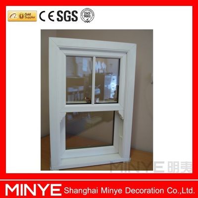 바람에 견딜 수 있는 UPVC/PVC 수직 슬라이딩 윈도우 그릴 디자인