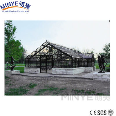 삼각형 지붕 폼과 30-40DB 향상된 소음 감축이있는 단열 유리실