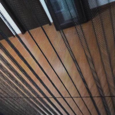 녹색 알루미늄 프레임 모기 플레이티드 메시 폴딩 스크린 문 현대 디자인