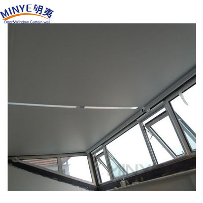 현대 디자인 알루미늄 천장판, 피라미드 모양의 싱글/더블 템퍼드 글라스