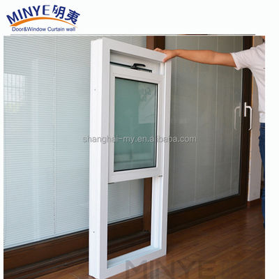 2.0mm-2.5mm 프로필 두께 PVC 정면 슬라이딩 창문