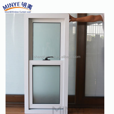 2.0mm-2.5mm 프로필 두께 PVC 정면 슬라이딩 창문