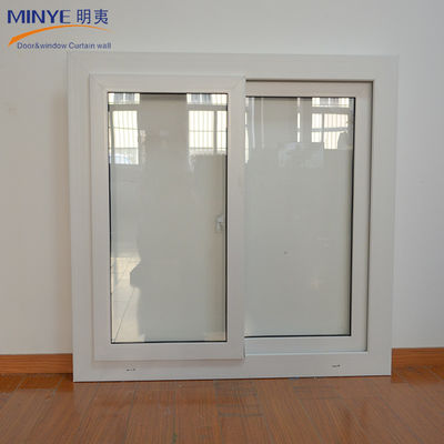 REHAU PVC 슬라이딩 창구 스테인레스 스틸 그릴과 맞춤형 및 내구성