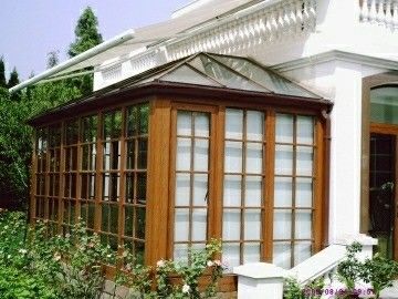 삼각형 지붕 모양 맞춤형 크기 알루미늄 유리 방 태양 방 키트 최저