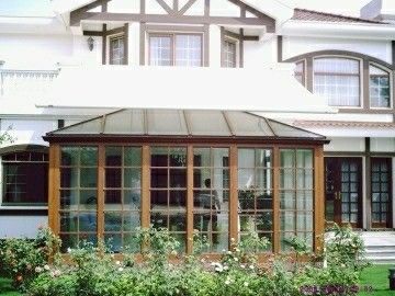 삼각형 지붕 모양 맞춤형 크기 알루미늄 유리 방 태양 방 키트 최저