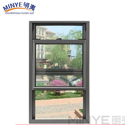 상단 - 안오디제드 프로필 마무리 및 현대 디자인 스타일의 수직 슬라이딩 창문