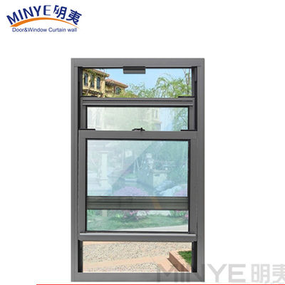 상단 - 안오디제드 프로필 마무리 및 현대 디자인 스타일의 수직 슬라이딩 창문
