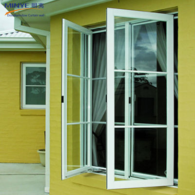 현대 프랑스 디자인의 소리 격리 UPvc PVC 유리 창문 및 그릴이있는 문