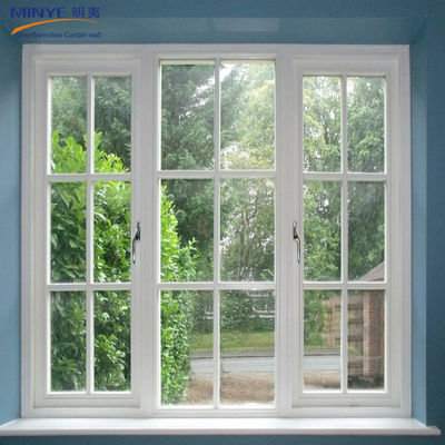 현대 프랑스 디자인의 소리 격리 UPvc PVC 유리 창문 및 그릴이있는 문
