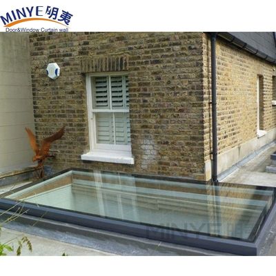스윙 오픈 환경 현대 디자인 스파이 라이트 전기 블라인드와 유리 지붕 랜턴