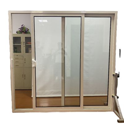 바람 저항 3500PA 슬라이딩 스타일과 함께 사무실 나무 창문 프레임 디자인