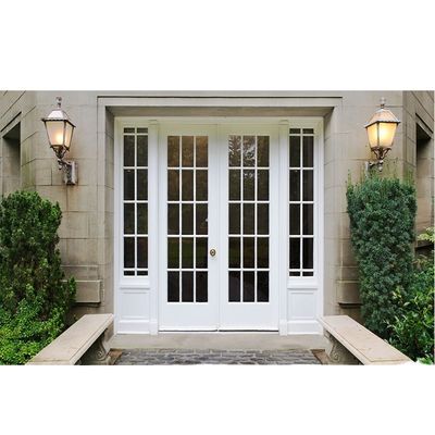 좋은 공기 밀도 및 물 밀도 PVC/UPVC 캐시먼트 유리 그릴이있는 주요 문