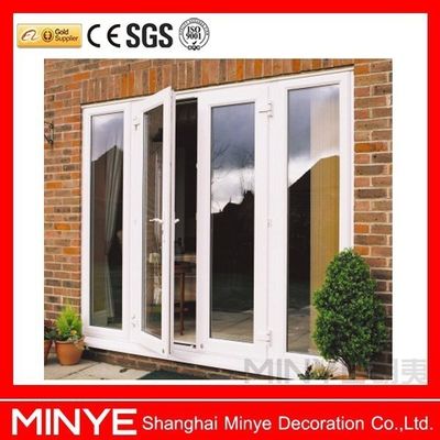 좋은 공기 밀도 및 물 밀도 PVC/UPVC 캐시먼트 유리 그릴이있는 주요 문