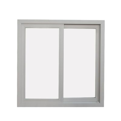 UPVC PVC 쌍 유리 슬라이딩 창문 및 유리섬유 스크린 넷 재료