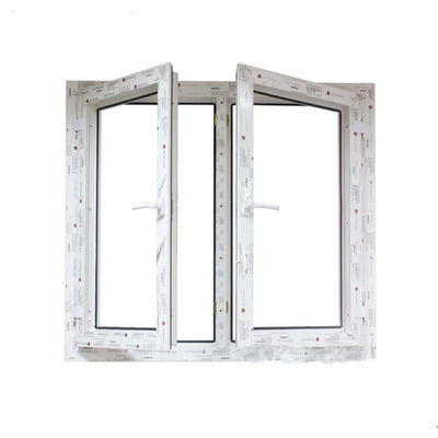 UPVC/PVC 캐시먼트 창문 디자인 화장실 바람 저항 3500pa 스윙 오픈 스타일