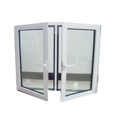 UPVC/PVC 캐시먼트 창문 디자인 화장실 바람 저항 3500pa 스윙 오픈 스타일