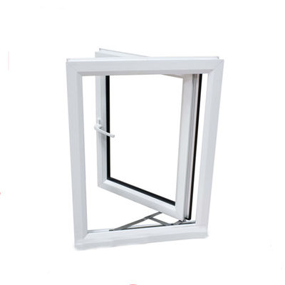 UPVC/PVC 캐시먼트 창문 디자인 화장실 바람 저항 3500pa 스윙 오픈 스타일