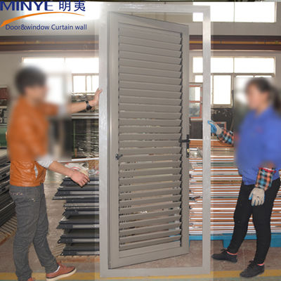 수동 또는 전기 조절으로 개선 된 환기 알루미늄 합금 플러시 문 셔터