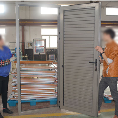 수동 또는 전기 조절으로 개선 된 환기 알루미늄 합금 플러시 문 셔터