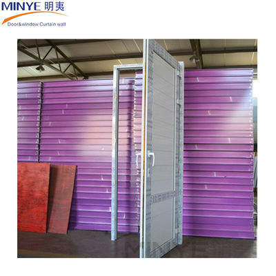 주요 재료 PVC 흰색 고정된 판문점 단일 문과 함께 UPVC/PVC Casement 문