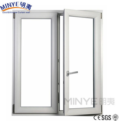 물 침투율 250 Pa 화장실 또는 욕실용 톱 헝거 윈도우 디자인