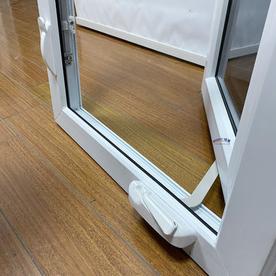 미국 주거 시장에 대한 플라스틱 프레임 이중 패널 창문 UPVC 캐시먼트 창문