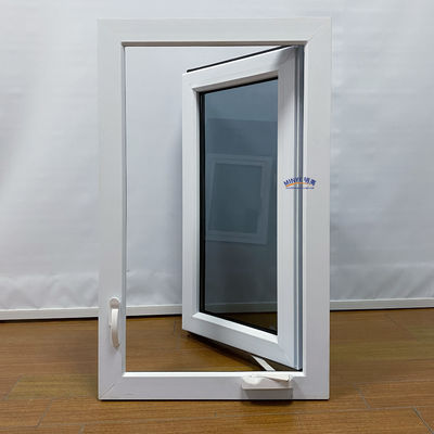 맞춤형 크기 흰색 UPvc 창문 쌍창 유리 스윙 PVC Casement 창문