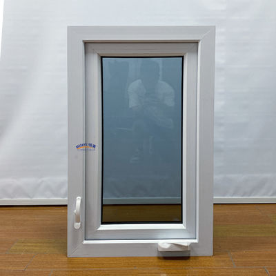 맞춤형 크기 흰색 UPvc 창문 쌍창 유리 스윙 PVC Casement 창문