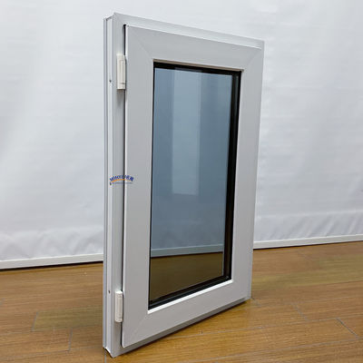 맞춤형 크기 흰색 UPvc 창문 쌍창 유리 스윙 PVC Casement 창문