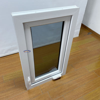 맞춤형 크기 흰색 UPvc 창문 쌍창 유리 스윙 PVC Casement 창문