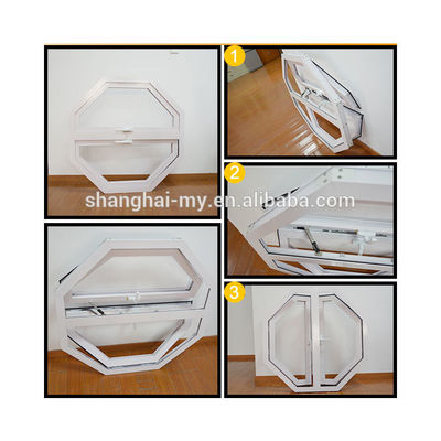 5mm-12mm 유리 스펙 원형 이중 패널 스윙 아웃 원형 창문 캐시먼트 창문 공기 흐름 및 미용