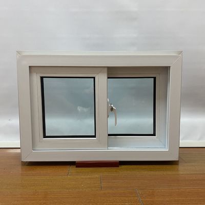 검은색 외부 흰색 내부 PVC 슬라이딩 창