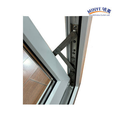 오스트레일리아용 모던 스타일의 듀얼 템퍼드 글래스 UPVC 틸트 윈도우 플라스틱 프레임