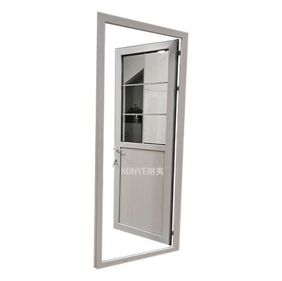 EPDM 고무 스트립 듀플 템퍼드 글래스 UPVC 수직 힌지 문