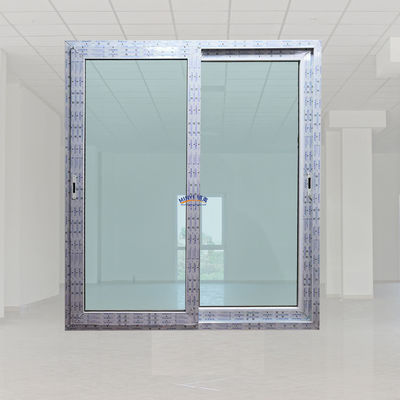 UPVC 문을위한 방수 및 방풍 PVC 유리 슬라이딩 도어 오픈 스타일 슬라이딩