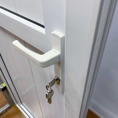 EPDM 고무 스트립 표면 PVC 가세트 문을위한 UPVC 수직 힌지 문