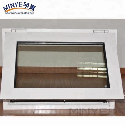 스윙 오픈 일반 PVC 프로필 색상 사용자 정의 UPVC/PVC 수평 회전 단일 매달린 창문