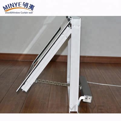스윙 오픈 일반 PVC 프로필 색상 사용자 정의 UPVC/PVC 수평 회전 단일 매달린 창문