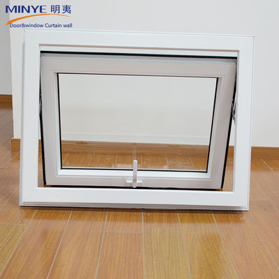 스윙 오픈 일반 PVC 프로필 색상 사용자 정의 UPVC/PVC 수평 회전 단일 매달린 창문