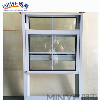 5mm 9A 5mm 유리 스펙과 1.4mm 프로필 두께와 함께 단일 매달린 알루미늄 창문