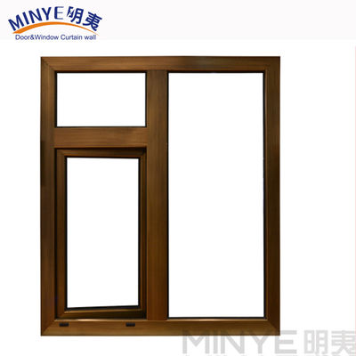 소금 또는 파우더 코팅 마감 알루미늄 합금 캐시먼트 저렴한 가격에 스윙 윈도우