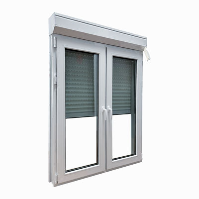 롤러 셔터와 함께 현대적인 디자인 UPVC 캐시먼트 창문