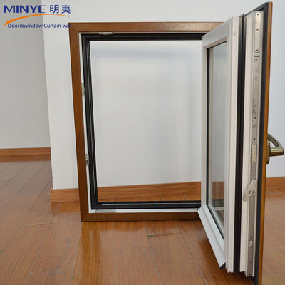 1.4mm 프로파일 두께 알루미늄 열 수 있는 창문용 현대 철창고 안오디제 디자인
