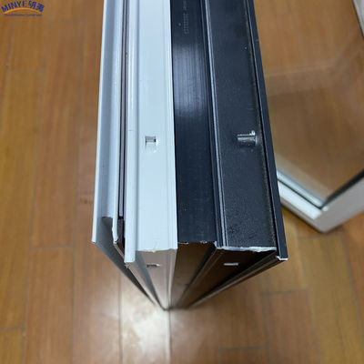 블랙 앤 화이트 모던 윈도우 그릴 디자인 1.4mm 프로필과 함께 미국 캐세먼트 윈도우